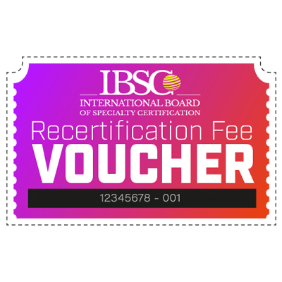 IBSC Recertification Fee Voucher